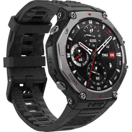 Смарт-часы Amazfit T-Rex 3 A2323 48.5мм 1.5" AMOLED корп.темно-серый рем.темно-серый разм.брасл.:145-210мм (1746721)