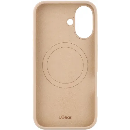 Чехол (клип-кейс) uBear для Apple iPhone 16 Touch with MagSafe темно-бежевый (CS403LT61TH-I24M)