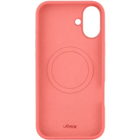 Чехол (клип-кейс) uBear для Apple iPhone 16 Plus Touch with MagSafe коралловый (CS416CR67PTH-I24M)