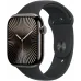 Смарт-часы Apple Watch Series 10 A2999 46мм 2.1" OLED корп.черный Sport Band рем.черный разм.брасл.:160-210мм (MWWQ3ZP/A)