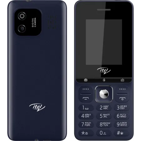 Мобильный телефон Itel it2176 темно-синий моноблок 2Sim 2.0" 128x160 0.08Mpix GSM900/1800 MP3 FM microSD max32Gb