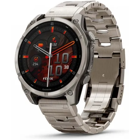 Смарт-часы Garmin Fenix fenix 8 47mm 47мм 1.4" AMOLED корп.серый рем.серый разм.брасл.:125-210мм (010-02904-40)