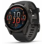 Смарт-часы Garmin Fenix 8 43мм 1.3" AMOLED корп.черный рем.черный разм.брасл.:108-182мм (010-02903-21)