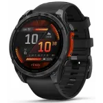 Смарт-часы Garmin Fenix 8 47мм 1.4" AMOLED корп.серый рем.черный разм.брасл.:125-208мм (010-02904-00)