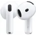 Гарнитура вкладыши Apple A3055,A3056,A3059 AirPods 4 ANC белый беспроводные bluetooth в ушной раковине (MXP93ZA/A)