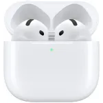 Гарнитура вкладыши Apple A3050,A3053,A3058 AirPods 4 белый беспроводные bluetooth в ушной раковине (MXP63ZA/A)