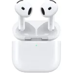 Гарнитура вкладыши Apple A3055,A3056,A3059 AirPods 4 ANC белый беспроводные bluetooth в ушной раковине (MXP93ZP/A)