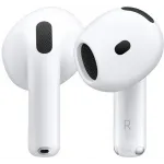 Гарнитура вкладыши Apple A3055,A3056,A3059 AirPods 4 ANC белый беспроводные bluetooth в ушной раковине (MXP93LL/A)