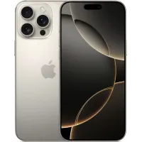 Смартфон Apple A3297 iPhone 16 Pro Max 256Gb титан моноблок 3G 4G 2Sim 6.9" 1320x2868 iOS 18 48Mpix 802.11 a/b/g/n/ac/ax/be NFC GPS Protect