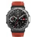 Смарт-часы Amazfit T-Rex 3 A2323 48.5мм 1.5" AMOLED корп.темно-серый рем.красный разм.брасл.:145-210мм