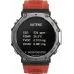 Смарт-часы Amazfit T-Rex 3 A2323 48.5мм 1.5" AMOLED корп.темно-серый рем.красный разм.брасл.:145-210мм