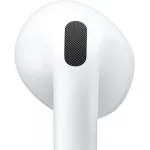 Гарнитура вкладыши Apple A3050,A3053,A3058 AirPods 4 белый беспроводные bluetooth в ушной раковине (MXP63LL/A)