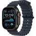 Смарт-часы Apple Watch Ultra 2 2024 A2986 49мм OLED корп.черный титан Ocean band рем.темно-синий разм.брасл.:130-200мм (MX4D3ZP/A)