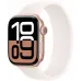 Смарт-часы Apple Watch Series 10 A2997 42мм OLED корп.розовое золото Solo Loop рем.белый разм.брасл.:O/S (MWWY3LW/A)