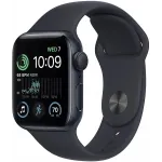 Смарт-часы Apple Watch SE 2024 A2723 44мм OLED корп.темная ночь Sport Band рем.темная ночь разм.брасл.:140-190мм (MXEJ3LL/A)