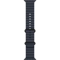 Смарт-часы Apple Watch Ultra 2 2024 A2986 49мм OLED корп.черный титан Ocean band рем.синий разм.брасл.:130-200мм (MX4D3LW/A)