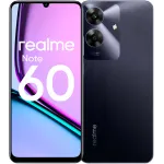 Смартфон Realme RMX3933 Note 60 128Gb 6Gb черный моноблок 3G 4G 2Sim 6.74" 720x1600 Android 14 32Mpix 802.11 a/b/g/n/ac GPS GSM900/1800 GSM1900 Protect A-GPS microSD max2048Gb