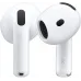 Гарнитура вкладыши Apple A3054,A3058 AirPods 4 белый беспроводные bluetooth в ушной раковине (MXP63CH/A)