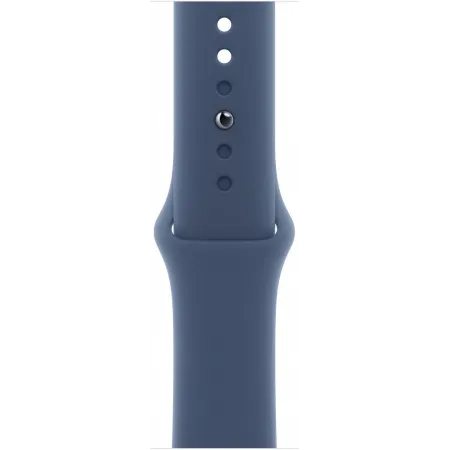 Смарт-часы Apple Watch SE 2024 A2722 40мм OLED корп.серебристый Sport Band рем.синий разм.брасл.:150-200мм (MXED3LL/A)