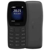 Мобильный телефон Nokia 105 Dual SIM TA-1416 темно-серый моноблок 2Sim 1.77" 120x160 Series 30+ GSM900/1800 Protect MP3 FM microSD