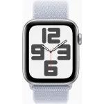Смарт-часы Apple Watch SE 2024 A2723 44мм OLED корп.серебристый Sport Loop рем.голубой разм.брасл.:145-220мм (MXET3LL/A)