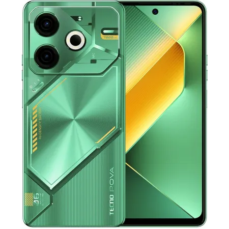 Смартфон Tecno Pova 6 Neo 128Gb 8Gb зеленый моноблок 3G 4G 2Sim 6.8" 1080x2460 Android 14 50Mpix 802.11 a/b/g/n/ac NFC GPS GSM900/1800 Protect FM microSD max1024Gb