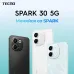 Смартфон Tecno Spark 30 5G 128Gb 6Gb белый моноблок 3G 4G 2Sim 6.67" 720x1600 Android 14 108Mpix 802.11 a/b/g/n/ac NFC GPS GSM900/1800 TouchSc Protect FM microSD max1024Gb