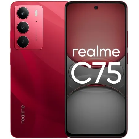 Смартфон Realme RMX3941 C75 256Gb 8Gb красный моноблок 3G 4G 2Sim 6.72" 1080x2400 Android 14 50Mpix 802.11 a/b/g/n/ac NFC GPS GSM900/1800 GSM1900 Protect A-GPS microSD max2048Gb