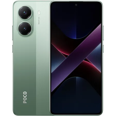 Смартфон Xiaomi Poco X7 Pro 512Gb 12Gb зеленый моноблок 3G 4G 2Sim 6.67" 1220x2712 Android 14 50Mpix 802.11 a/b/g/n/ac/ax NFC GPS Protect A-GPS
