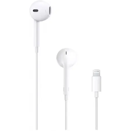 Гарнитура вкладыши Apple EarPods A1748 1.1м белый проводные в ушной раковине (MWTY3ZM/A)