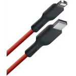 Кабель BoraSCO 38520 USB (m)-Lightning (m) 1м красный коробка