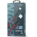 Кабель BoraSCO 38520 USB (m)-Lightning (m) 1м красный коробка