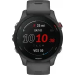 Смарт-часы Garmin Forerunner 255 33мм 1.3" корп.черный рем.темно-серый (010-02641-10)