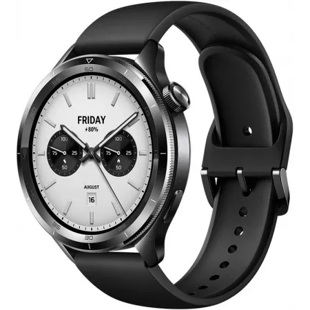Смарт-часы Xiaomi Watch S4 47мм 1.43" AMOLED корп.черный рем.черный (BHR9195GL)