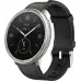 Смарт-часы Amazfit Active 2R A2437 Premium 43.9мм 1.32" AMOLED корп.серебристый рем.черный разм.брасл.:150-210мм