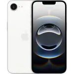 Смартфон Apple A3409 iPhone 16e 256Gb белый моноблок 3G 4G 1Sim 6.1" 1170x2532 iOS 18 48Mpix 802.11 a/b/g/n/ac/ax NFC GPS Protect