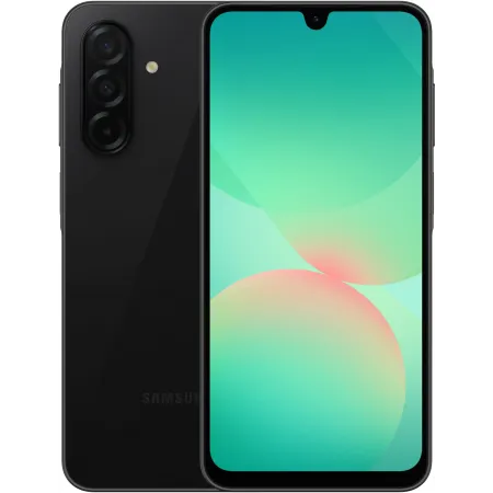 Смартфон Samsung SM-A266B Galaxy A26 5G 128Gb 6Gb черный моноблок 3G 4G 2Sim 6.7" 1080x2340 Android 15 50Mpix 802.11 a/b/g/n/ac NFC GPS GSM900/1800 GSM1900 Protect microSD max2048Gb