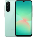 Смартфон Samsung SM-A266B Galaxy A26 5G 128Gb 6Gb мятный моноблок 3G 4G 2Sim 6.7" 1080x2340 Android 15 50Mpix 802.11 a/b/g/n/ac NFC GPS GSM900/1800 GSM1900 Protect microSD max2048Gb
