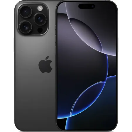 Смартфон Apple A3296 iPhone 16 Pro Max 512Gb черный титан моноблок 3G 4G 1Sim 6.9" 1320x2868 iOS 18 48Mpix 802.11 a/b/g/n/ac/ax/be NFC GPS Protect