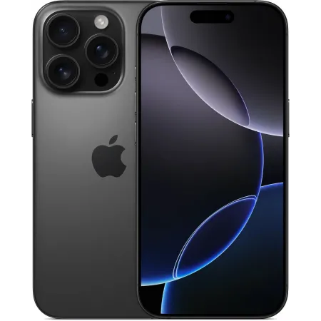 Смартфон Apple A3293 iPhone 16 Pro 128Gb черный титан моноблок 3G 4G 1Sim 6.3" 1206x2622 iOS 18 48Mpix 802.11 a/b/g/n/ac/ax/be NFC GPS Protect