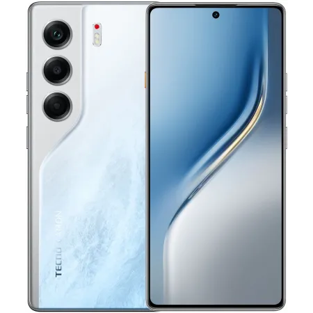 Смартфон Tecno Camon 40 256Gb 8Gb белый моноблок 3G 4G 2Sim 6.78" 1080x2436 Android 15 50Mpix 802.11 a/b/g/n/ac NFC GPS GSM900/1800 GSM1900 Protect FM microSD max1024Gb