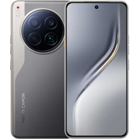 Смартфон Tecno Camon 40 Premier 5G 256Gb 12Gb черный моноблок 3G 4G 6.67" Android 14 50Mpix 802.11 a/b/g/n/ac NFC GPS GSM900/1800 GSM1900 Protect