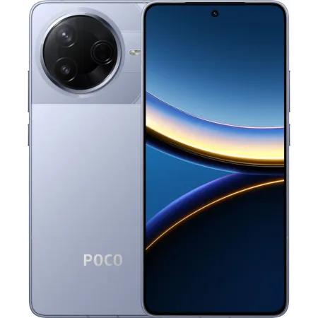 Смартфон Xiaomi Poco F7 Pro 256Gb 12Gb голубой моноблок 3G 4G 2Sim 6.67" 1440x3200 Android 15 50Mpix 802.11 a/b/g/n/ac/ax/be NFC GPS Protect A-GPS