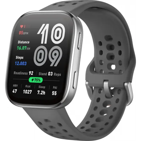 Смарт-часы Amazfit Bip 6 A2435 1.97" TFT корп.угольно-серый рем.серый разм.брасл.:135-195мм (1747005)