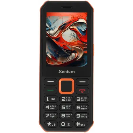 Мобильный телефон Xenium X300 черный/оранжевый моноблок 2Sim 2.8" 240x320 Nucleus 0.3Mpix GSM900/1800 MP3 FM microSD max32Gb