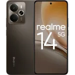 Смартфон Realme RMX5070 14 5G 256Gb 8Gb черный моноблок 3G 4G 2Sim 6.67" 1080x2400 Android 15 50Mpix 802.11 a/b/g/n/ac/ax NFC GPS GSM900/1800 GSM1900 Protect