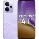 Смартфон Realme RMX5078 14T 5G 256Gb 12Gb фиолетовый моноблок 3G 4G 2Sim 6.67" 1080x2400 Android 15 50Mpix 802.11 a/b/g/n/ac NFC GPS GSM900/1800 GSM1900 Protect Смартфон Realme RMX5078 14T 5G 256Gb 12Gb фиолетовый моноблок 3G 4G 2Sim 6.67" 1080x2400 Android 15 50Mpix 802.11 a/b/g/n/ac NFC GPS GSM900/1800 GSM1900 Protect