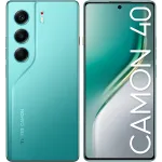 Смартфон Tecno Camon 40 256Gb 8Gb зеленый моноблок 3G 4G 2Sim 6.78" 1080x2436 Android 15 50Mpix 802.11 a/b/g/n/ac NFC GPS GSM900/1800 GSM1900 Protect FM microSD max1024Gb
