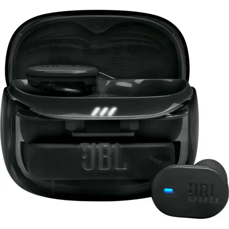 Гарнитура внутриканальные JBL Tune Buds 2 Ghost черный беспроводные bluetooth в ушной раковине (JBLTBUDS2GBLK)
