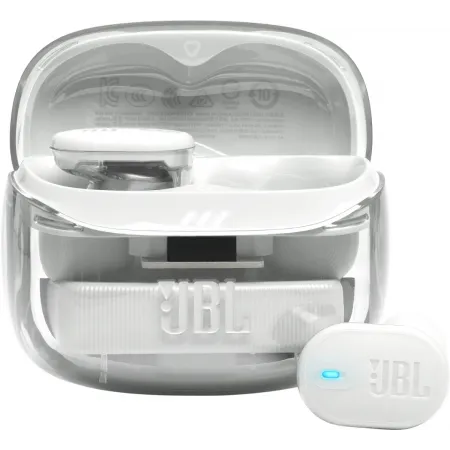 Гарнитура внутриканальные JBL Tune Buds 2 Ghost белый беспроводные bluetooth в ушной раковине (JBLTBUDS2GWHT)